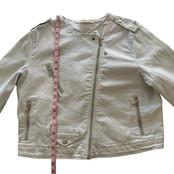 Via Penny Lane Reworked Apparel | Pink Floyd Graphic Denim Blazer Jacket XL - Picture 6 of 9